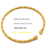 Bridal 24k Gold Plated Bracelet Ornament Women's – Jewelry Gift Ideas — 7