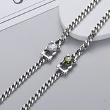 S925 Sterling Silver Geometric Diamond Vintage – Jewelry Gift Ideas — 4