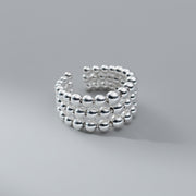 Three Layer Round Bead Ring Hollowed Out Bracelet – Jewelry Gift Ideas — 2