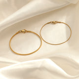 Women's Titanium Steel Snake Bone Chain Bracelet – Jewelry Gift Ideas — 7