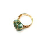 Personality Hand Wrapped Rough Stone Agate Ring – Meaningful Gifts — 14