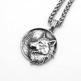 Men's Vintage Double Sided Wolf Head Titanium – Jewelry Gift Ideas — 8