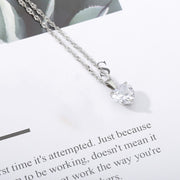 Stainless Steel Chain Large Zircon Pendant – Jewelry Gift Ideas — 2
