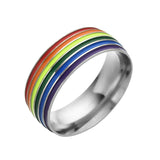 Bisexual Pride Stainless Steel Ring Europe – Stylish Gifts — 6
