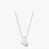 S925 Sterling Silver Cute Heart Shape Necklace – Jewelry Gift Ideas — 10