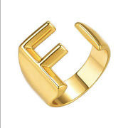 Women's Personality Fashion 26 English Letters Ring – Stylish Gifts — 5
