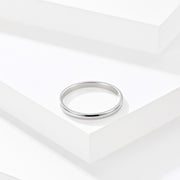 Titanium Steel Couple Vacuum Gold Plated Ring – Gifts for Couples — 1