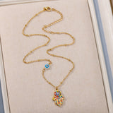 Fashionable Zircon Pendant Fatima Palm – Jewelry Gift Ideas — 2