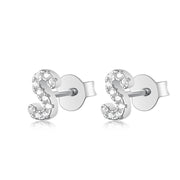S925 Pure Silver Ear Nail With 24 Letters – Beauty Gifts — 17