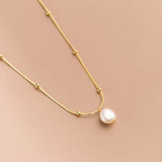 Sterling Silver Simple Light Luxury Necklace – Jewelry Gift Ideas — 4