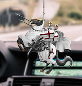 Acrylic Flat Knight Car Pendant Car Interior – Stylish Gifts — 11