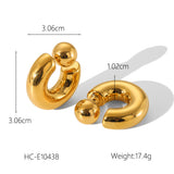 Steel Colored Stainless Steel Round Tube U-shaped Ear – Surprise Gifts — 7
