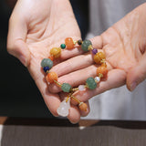 Fashion Golden Silk Jade Lotus Beads Jade Beaded – Stylish Gifts — 9