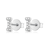 S925 Pure Silver Ear Nail With 24 Letters – Beauty Gifts — 2