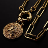 Playing Card Horse Pendant Inlaid Zirconium Men's – Jewelry Gift Ideas — 3