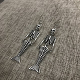 Halloween Earrings Mermaid Skull Skeleton – Small Gift Ideas — 5