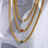 Heavy Industry Cuban Chain Love Necklace – Jewelry Gift Ideas — 12