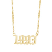 18K Stainless Steel 1990- Year Necklace – Jewelry Gift Ideas — 20