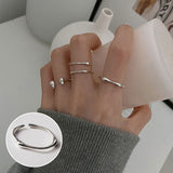 Women's Korean-style Retro Exaggerated Geometry Ring – Stylish Gifts — 5