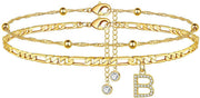 26 Letters Anklet Zircon Letters Simple – Meaningful Gifts — 8