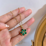 Antique Floral Titanium Steel Necklace – Jewelry Gift Ideas — 4