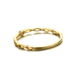 Simple Cross Set Zircon Ring – Holiday Gift Ideas — 3