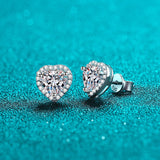 Women's Mosang Stone 925 Sterling Silver Earrings – Gifts for Her — 5