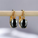 Oval Goose Egg Zircon Women's Ear Clip – Gifts for Her — 2