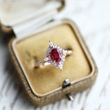 Natural Stone Retro Zircon Ring – Unique Gift Ideas — 3