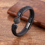 Stainless Steel Magnet Buckle Braided Leather – Jewelry Gift Ideas — 5