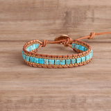 Women's Bracelet Turquoise Braided Wrap Bohemian – Jewelry Gift Ideas — 3
