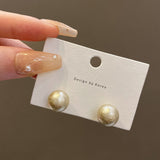 S925 Silver Needle Large Pearl Earrings Female Retro – Gifts for Her — 6