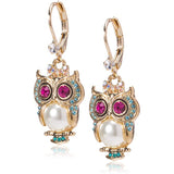 Exquisite Cute Owl Earrings Eardrops Female – Gifts for Her — 14