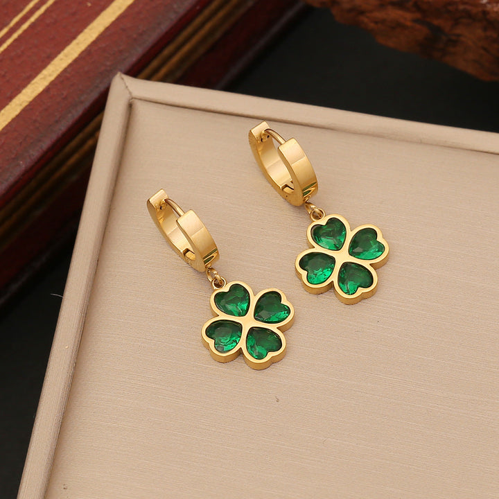 Women's Fashion Emerald Necklace Set – Jewelry Gift Ideas — 1