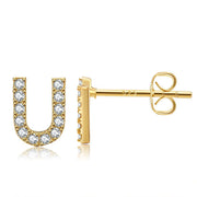 Fashion Trend Small Letter Ear Studs – Stylish Gifts — 9