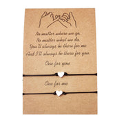 Heart-shaped Sunflower Wax Line Hand-woven Couple – Jewelry Gift Ideas — 18