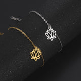 Women's Lotus Stainless Steel Bohemian Pendant – Jewelry Gift Ideas — 1
