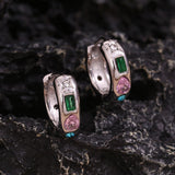 Geometric Micro-inlaid Water Drop Zircon Earrings – Unique Gift Ideas — 9
