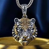 Tiger Head Pendant Men's Personalized Necklace – Jewelry Gift Ideas — 3