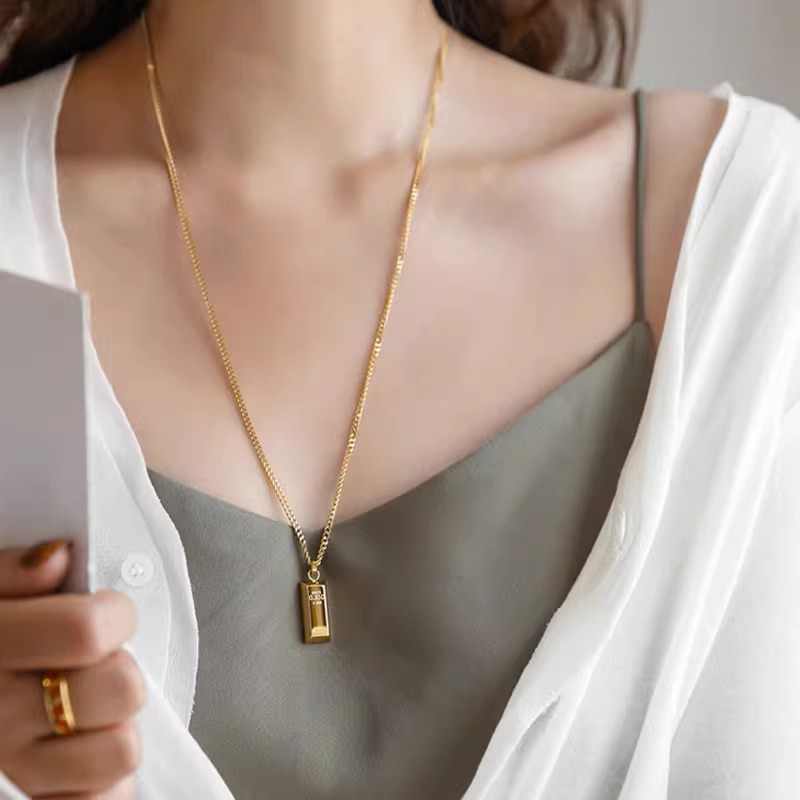 Special-interest Design Rich Small Gold Bar Long – Jewelry Gift Ideas — 1