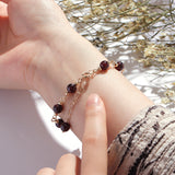 Bardo Wine Red Garnet Bracelet For Women – Jewelry Gift Ideas — 3