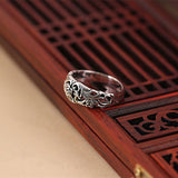Vintage Thai Silver Black Rose Ring – Gift Ideas — 5