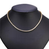 Round Zircon Short Chain Necklace For Women – Jewelry Gift Ideas — 3