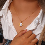 Popular Versatile Shell Moon Necklace – Jewelry Gift Ideas — 1