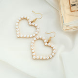 Versatile Peach Heart Diamond Earrings For Women – Gifts for Her — 6