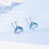 Women's Fashion Blue Mermaid Tail Earrings – Stylish Gifts — 2