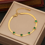 Women's Temperamental Emerald Love Earrings – Jewelry Gift Ideas — 2