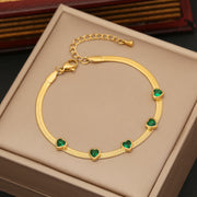 Women's Temperamental Emerald Love Earrings – Jewelry Gift Ideas — 2