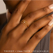 S925 Sterling Silver Fashion Elegant Heart Ring – Stylish Gifts — 9