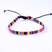 Braided Rainbow Bohemian Friendship Bracelet – Jewelry Gift Ideas — 12